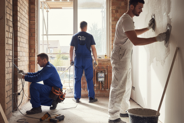 Plastering:electrical